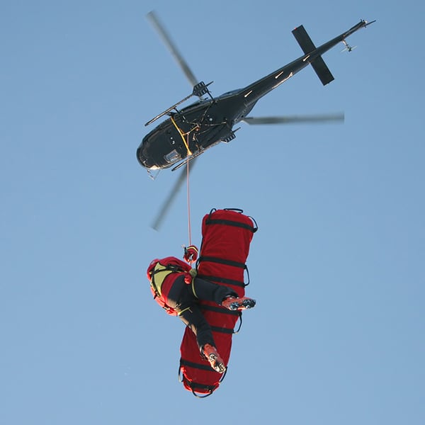Helicopter rescue operation