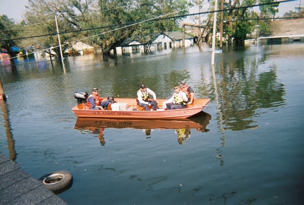USAR team in New Orleans after Hurricane Katrina