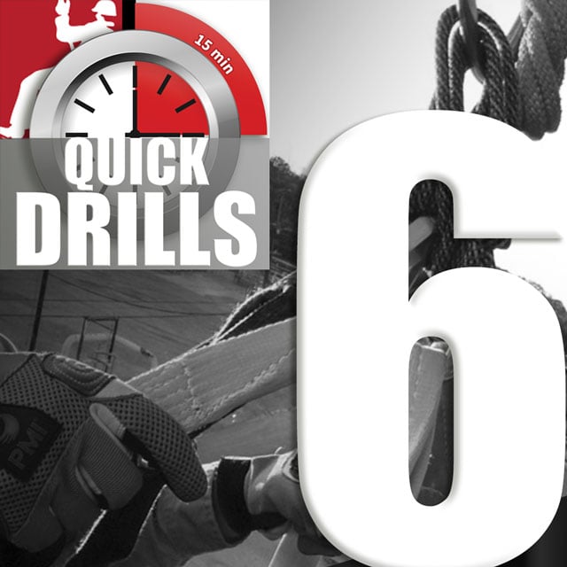 Roco QUICK DRILL #6 - Splitting One Rope Between Two Systems